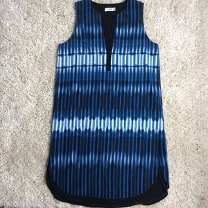 Tie Dye Layered Silk Dress